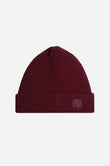 Safor Rib Knit Beanie Burgundy | trendsplant
