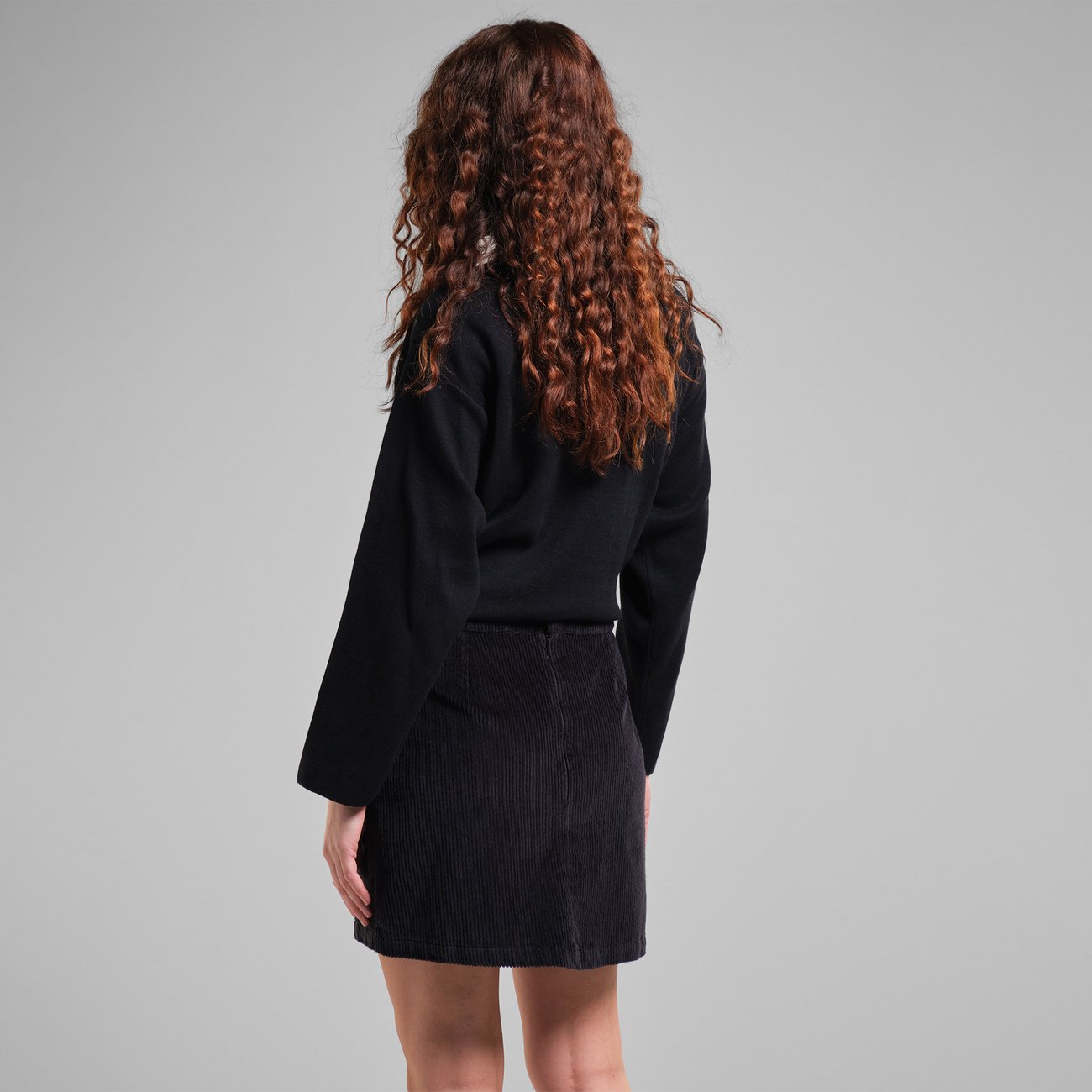 Skirt Majorna Corduroy Black | DEDICATED