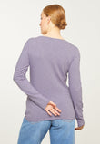 Longsleeve IRIS grey lilac | recolution