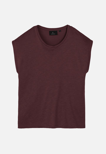 T-Shirt MITHILA dark plum | recolution