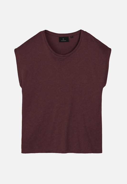 T-Shirt MITHILA dark plum | recolution