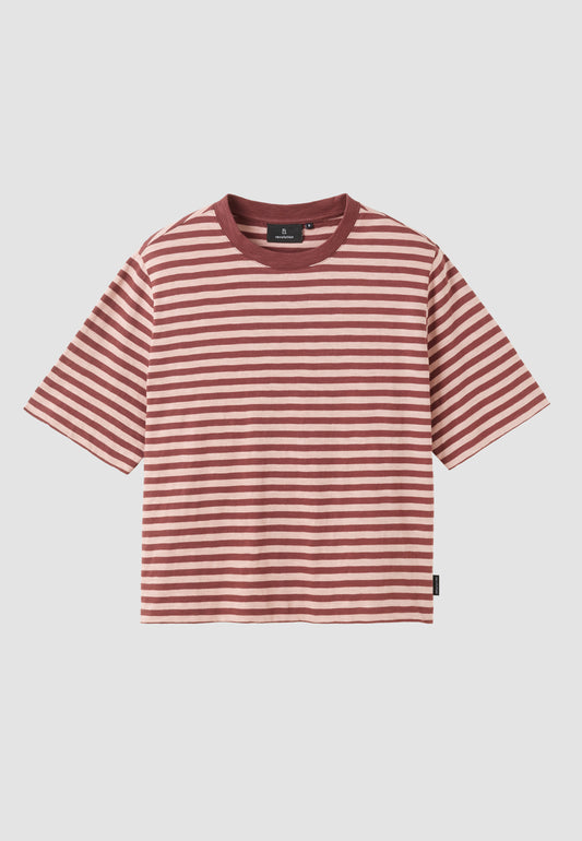 T-Shirt AZOLLA STRIPES rose | recolution