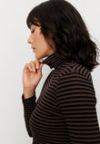Longsleeve LIATRIS STRIPES chocolate | recolution