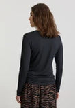 Longsleeve AVENUELA black | recolution