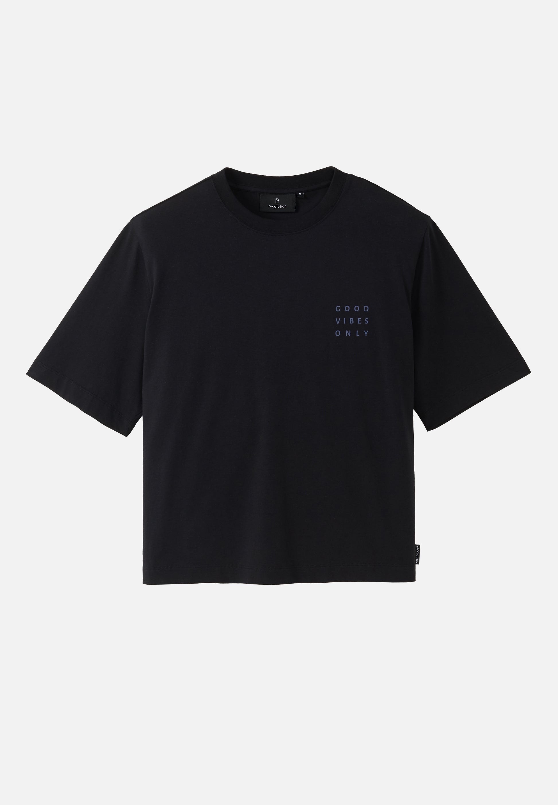 T-Shirt AZOLLA GOOD VIBES black | recolution