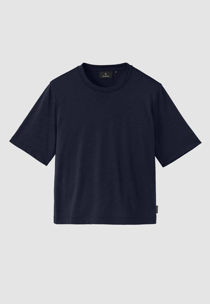 T-Shirt TULSI dark navy | recolution
