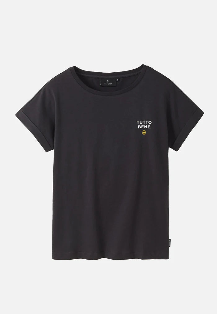 T-Shirt CAYENNE TUTTO BENE black | recolution