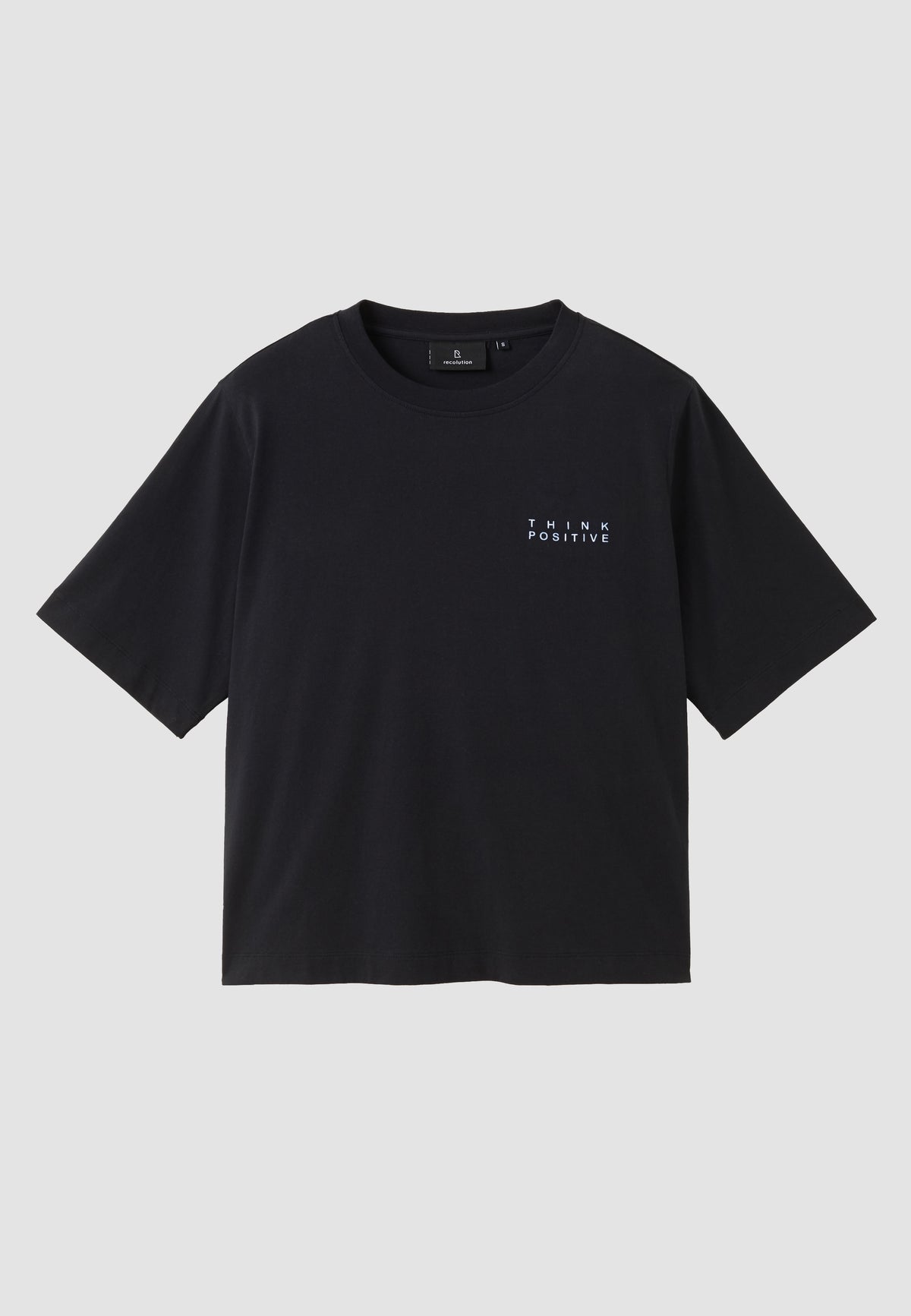 T-Shirt AZOLLA THINK POSITIVE black | recolution
