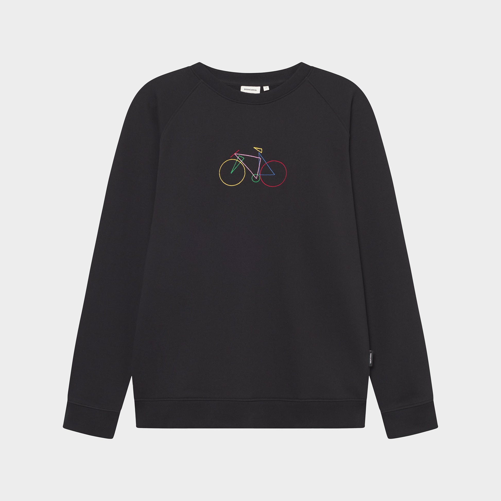 Sweatshirt Malmoe Paper Cut Bike Black | DEDICATED