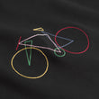 Sweatshirt Malmoe Paper Cut Bike Black | DEDICATED