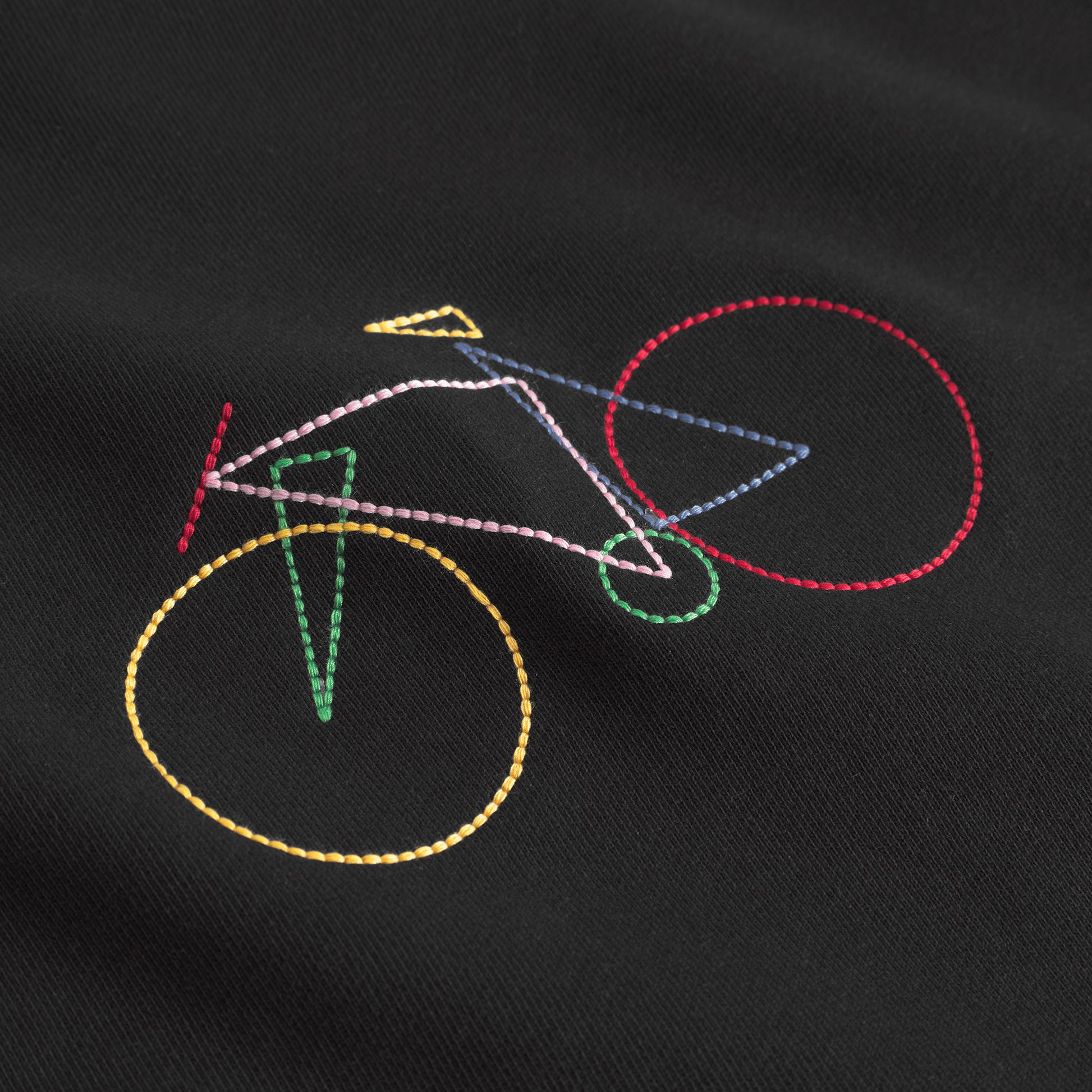 Sweatshirt Malmoe Paper Cut Bike Black | DEDICATED