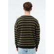 Sweater GBAnthony Dark Grey / Khaki (Stripes) | Givn