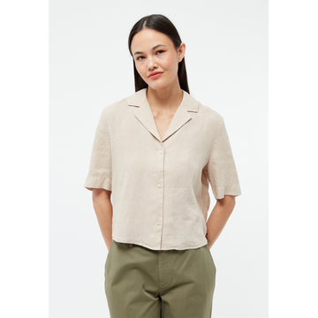 Bluse GBCAROL oat beige (Linen) | Givn