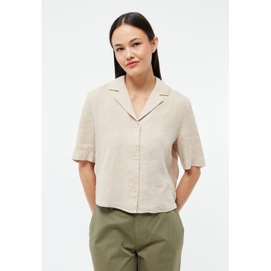 Bluse GBCAROL oat beige (Linen) | Givn
