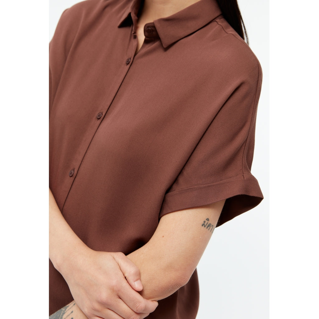 Bluse GBSarah chocolate brown | Givn