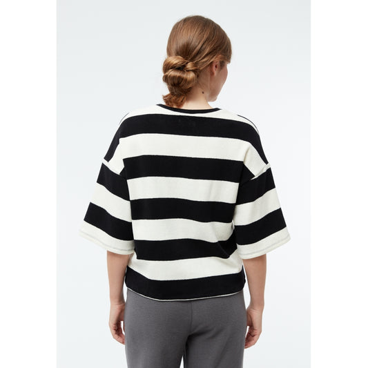 Sweater GBSelma Off White / Black (Stripes) | Givn