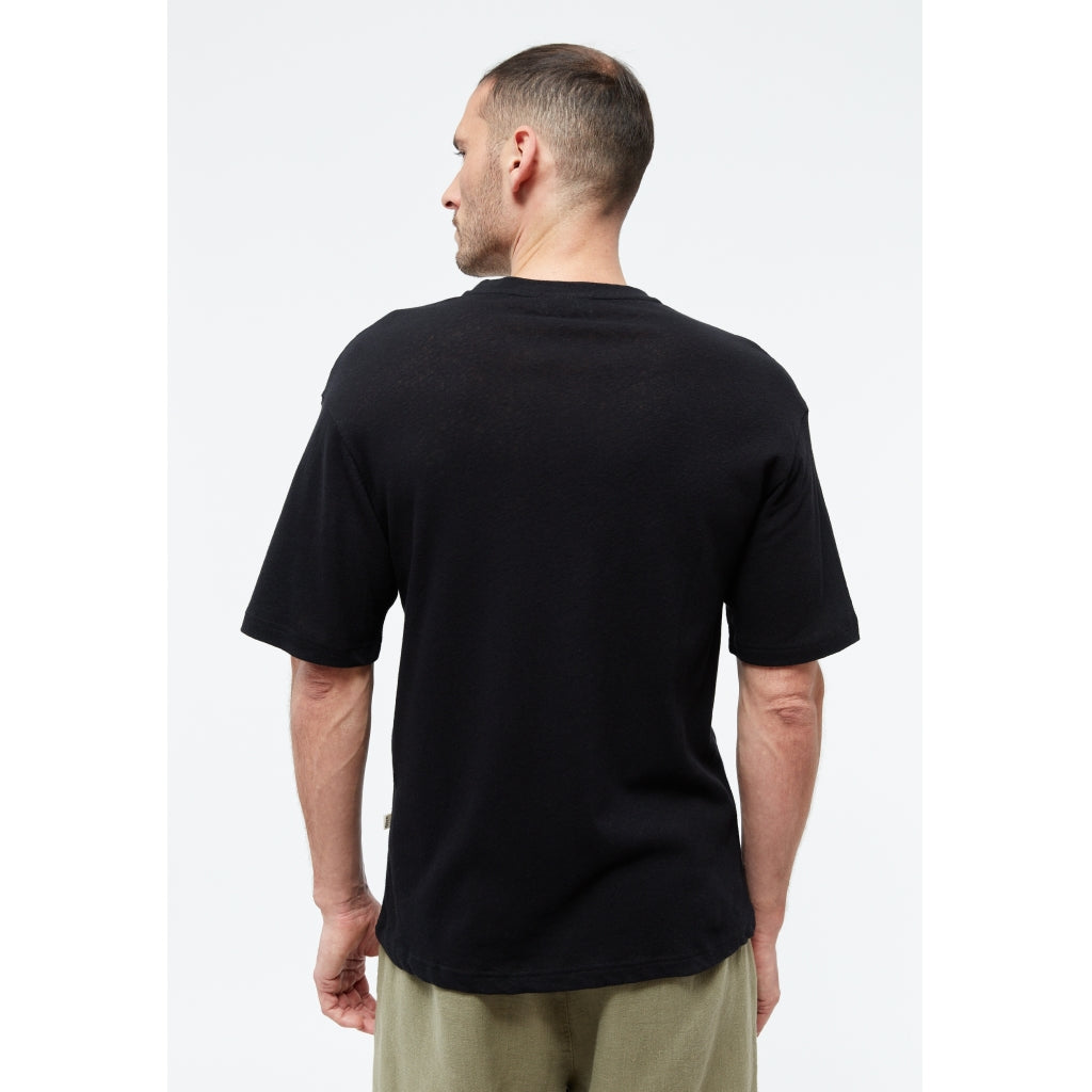 T-Shirt GBLasse Black (Linen) | Givn