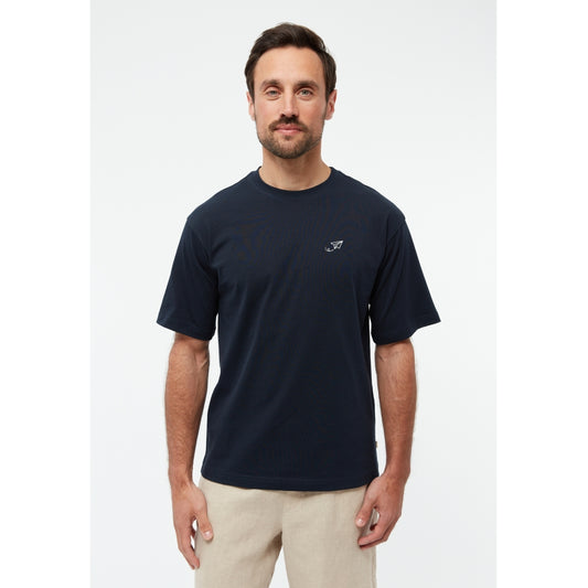 T-Shirt GBLasse (Paper Plane) Midnight Blue | Givn