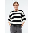 Sweater GBSelma Off White / Black (Stripes) | Givn