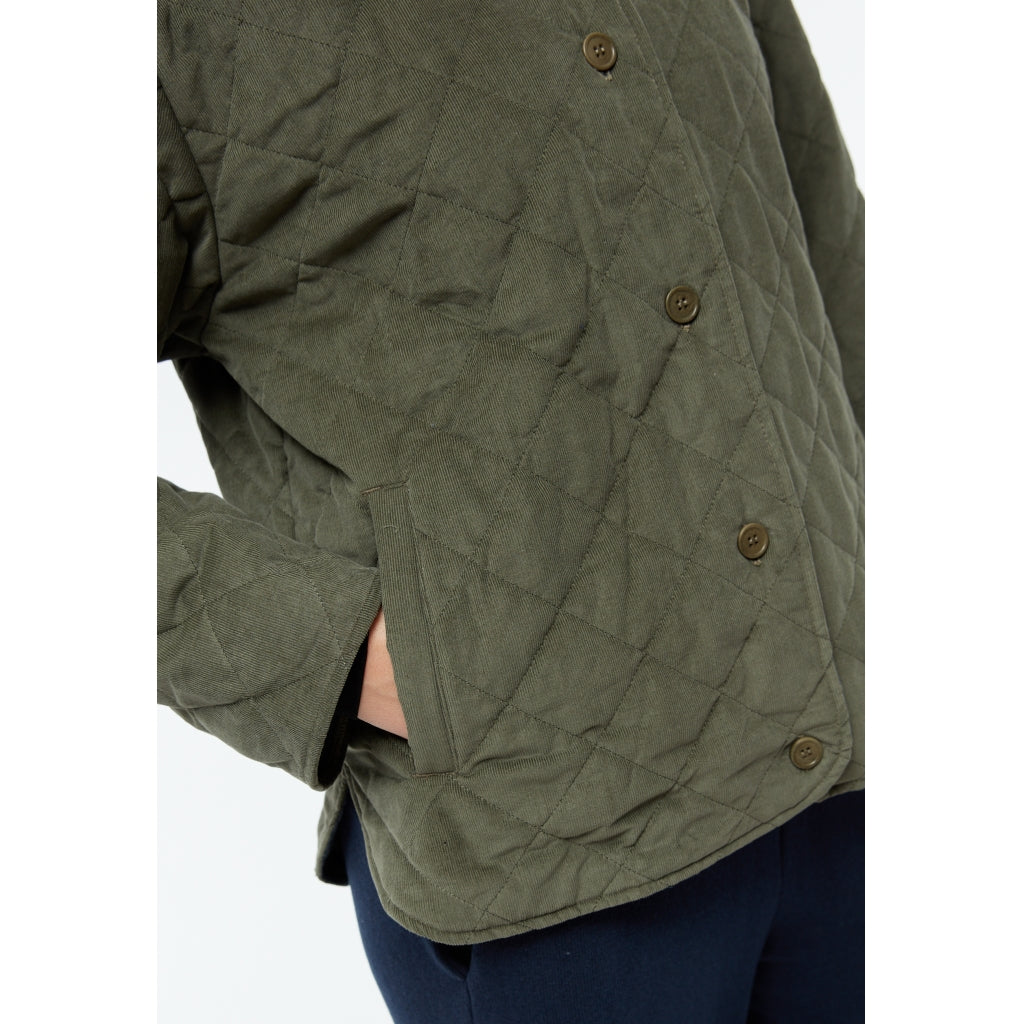 Jacke GBBethany Dark Khaki Cord | Givn