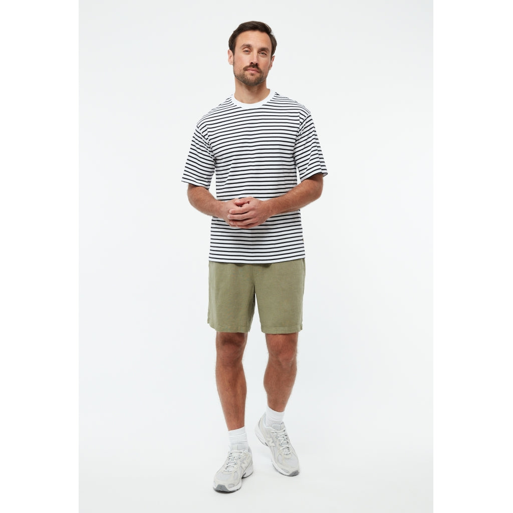 T-Shirt GBLasse Black / White (Stripes) | Givn
