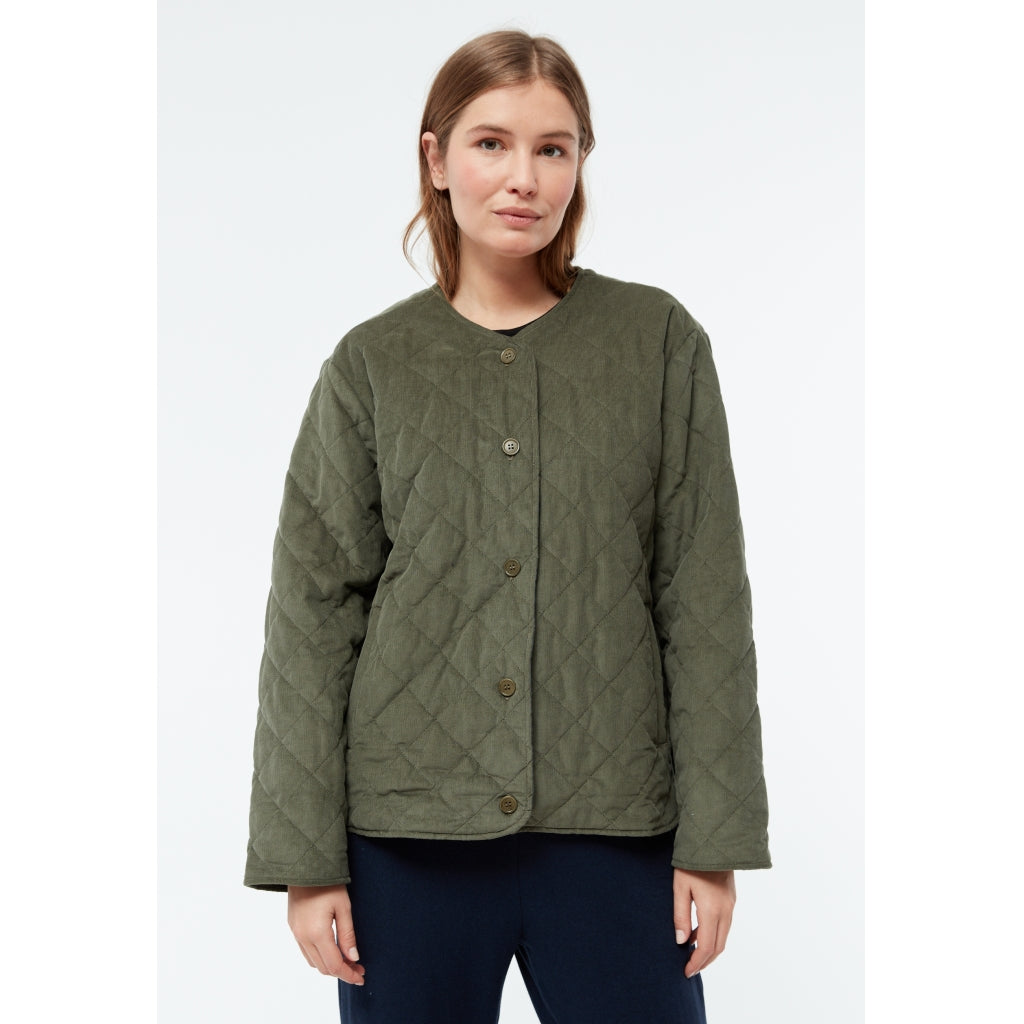 Jacke GBBethany Dark Khaki Cord | Givn