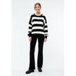 Sweater GBAda Off White / Black Stripes | Givn