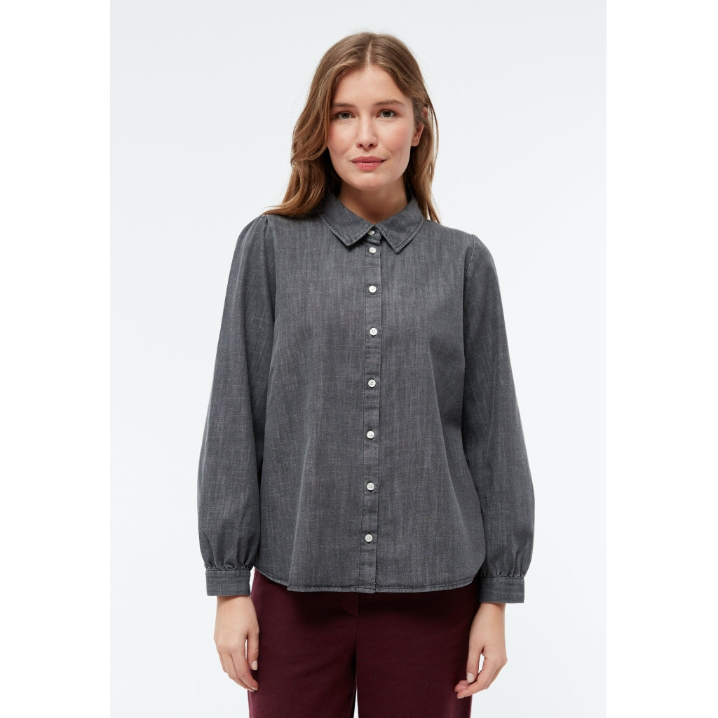 Bluse GBLyra washed black denim | Givn