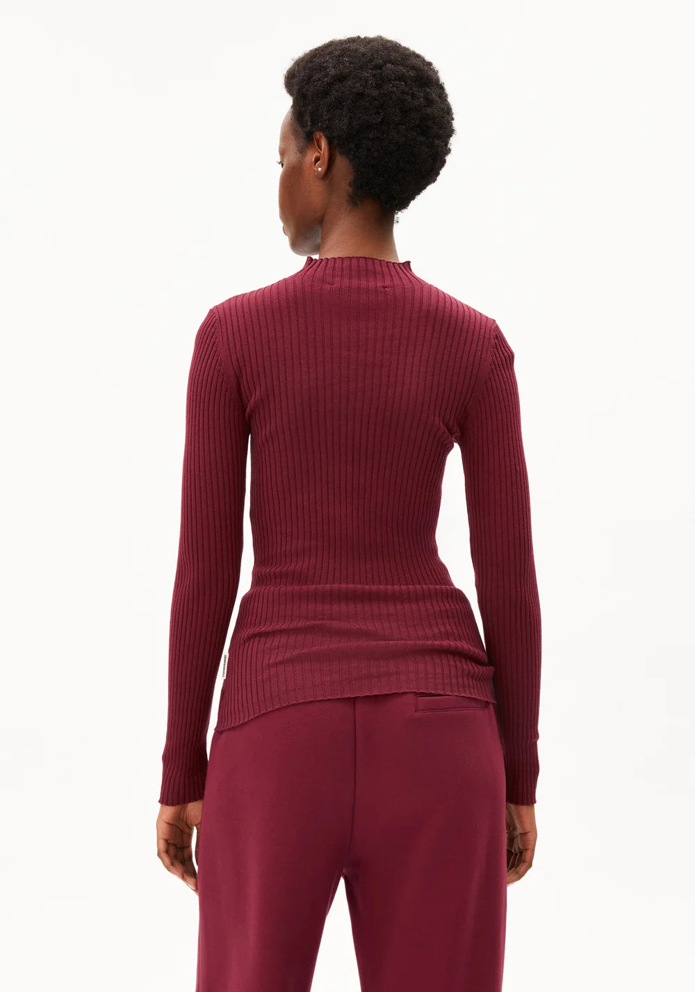 ALAANIA KNIT SWEATER velvet red | ARMEDANGELS