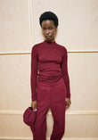 ALAANIA KNIT SWEATER velvet red | ARMEDANGELS