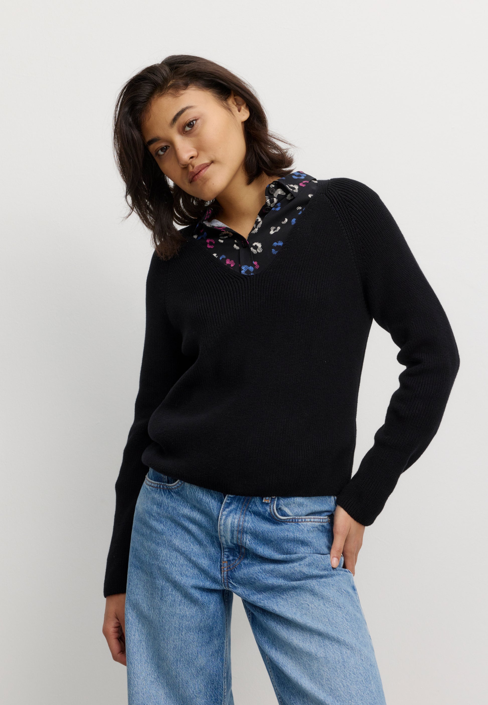 Pullover ARUGULA black | recolution