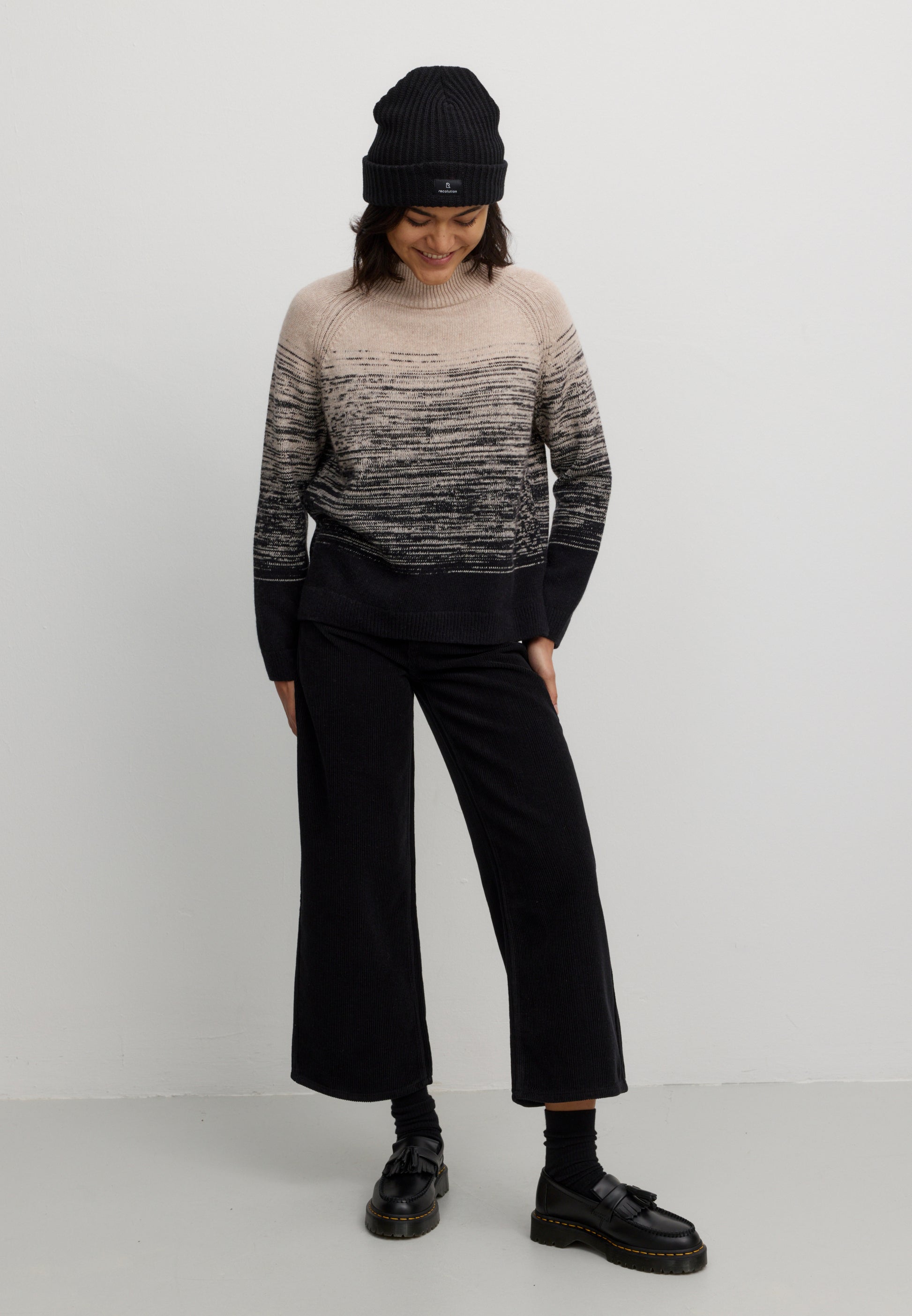 Pullover MACADAMIA sand melange | recolution