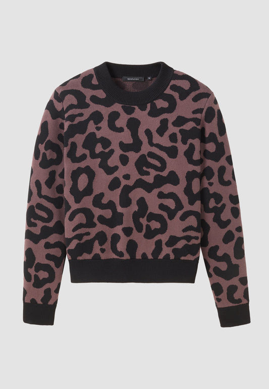 Pullover PISTIA LEO dark grape | recolution