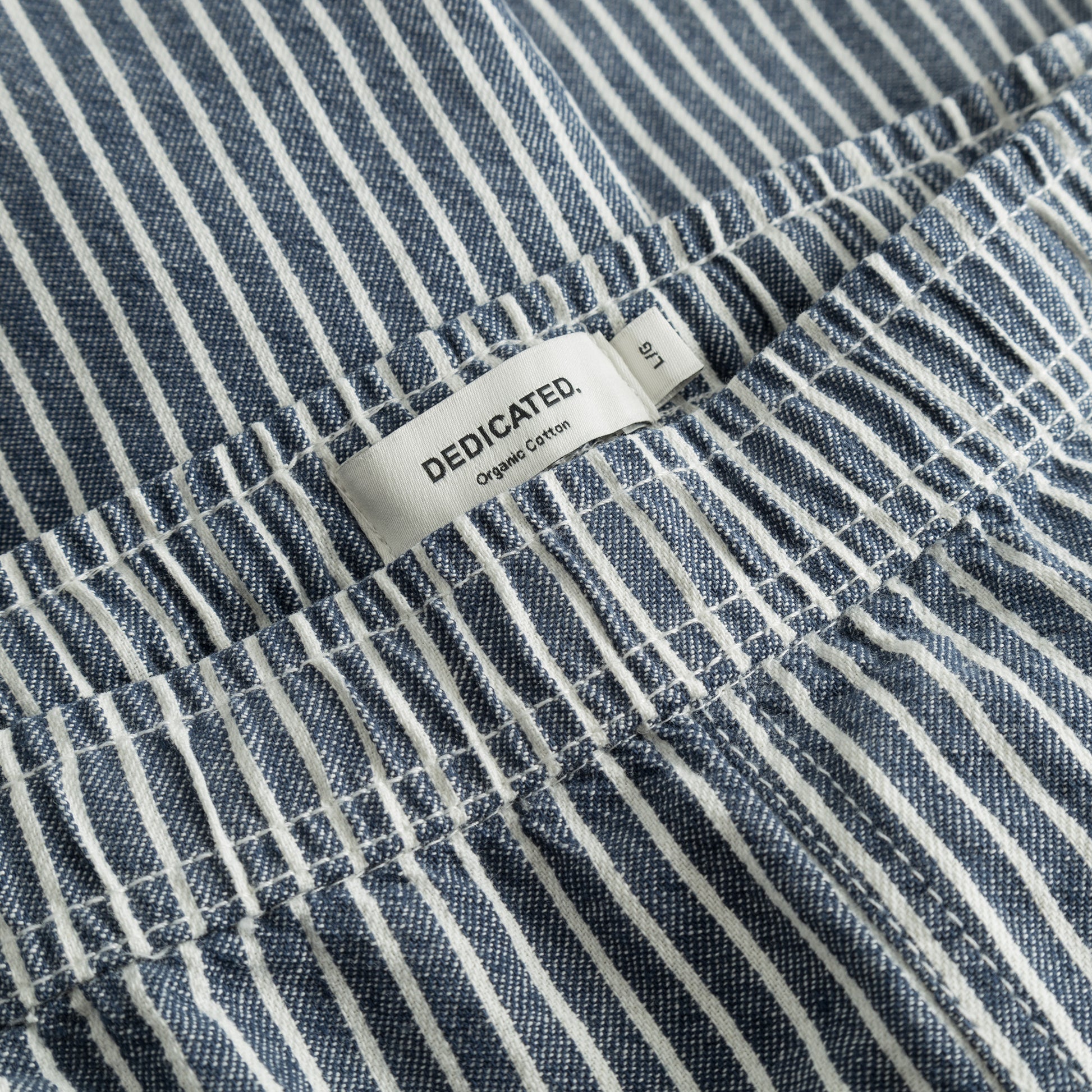 Shorts Vejle Work Stripe Blue | DEDICATED