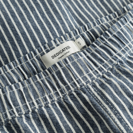 Shorts Vejle Work Stripe Blue | DEDICATED