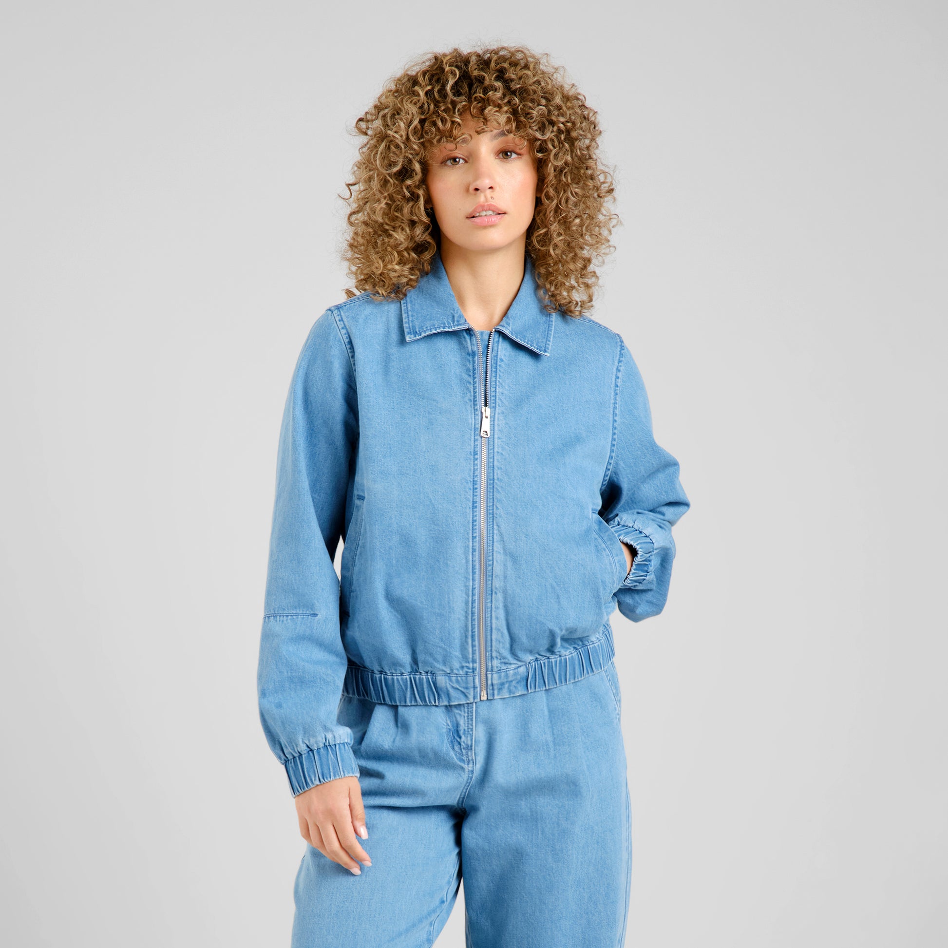 Jacket Sunna Denim Light Blue | DEDICATED