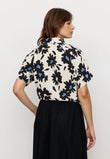 Bluse OCRA BLOOM electric blue | recolution