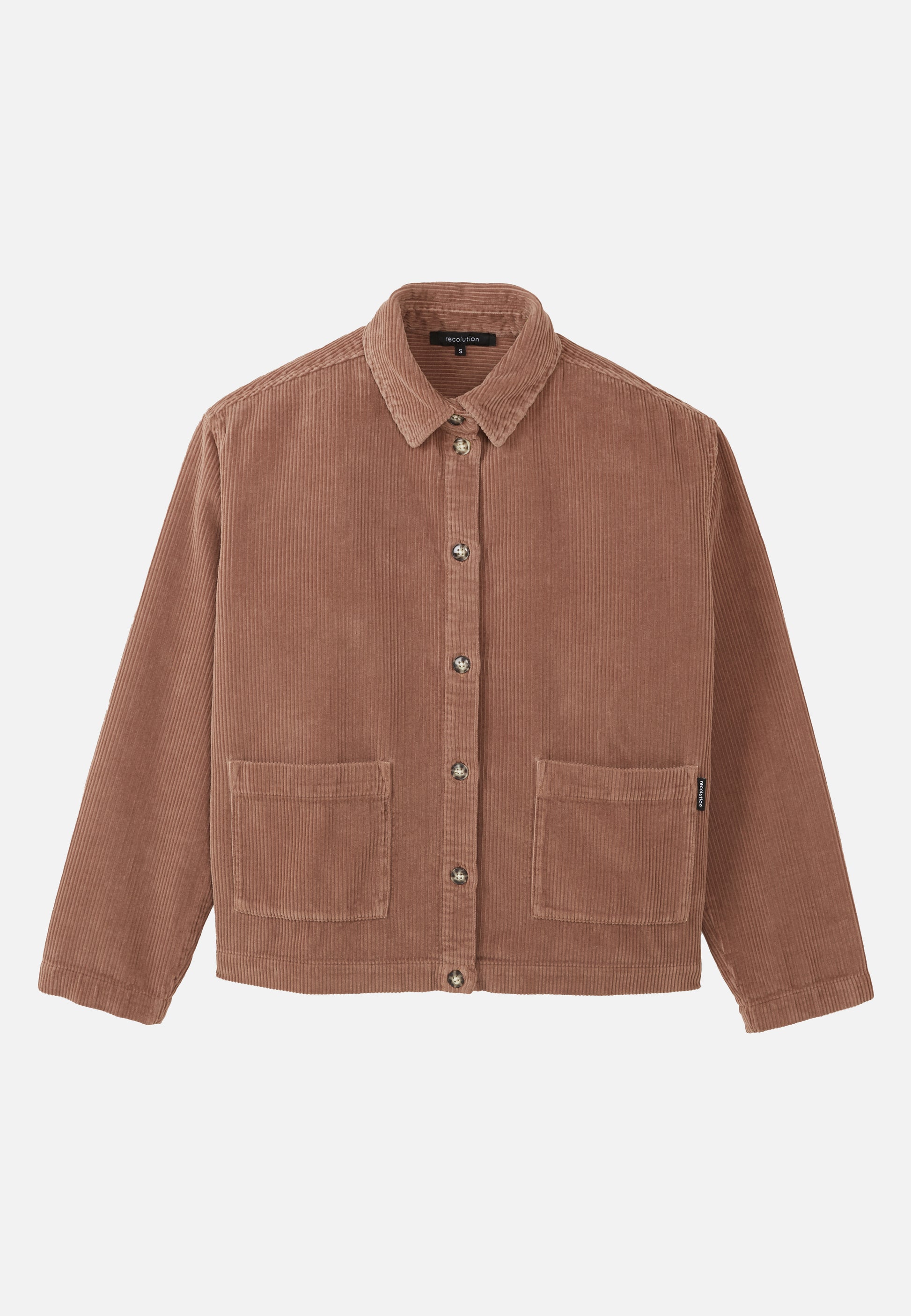 Overshirt RHODEA cognac brown | recolution