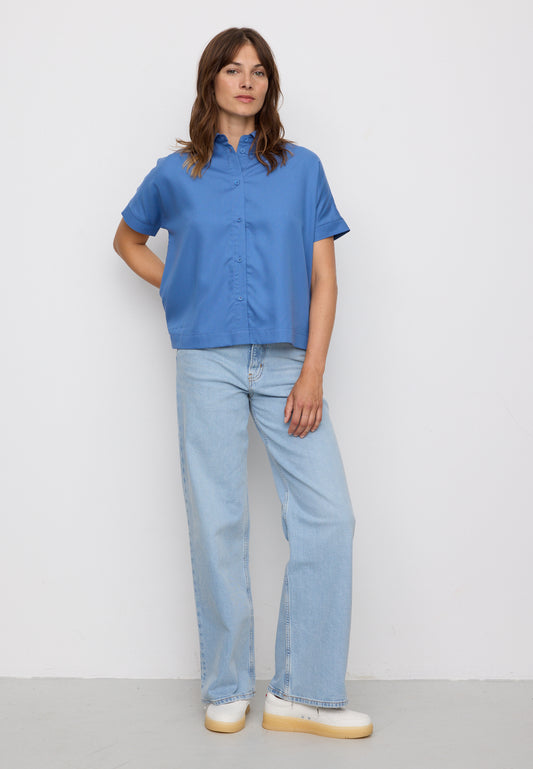 Bluse LOTUS electric blue | recolution