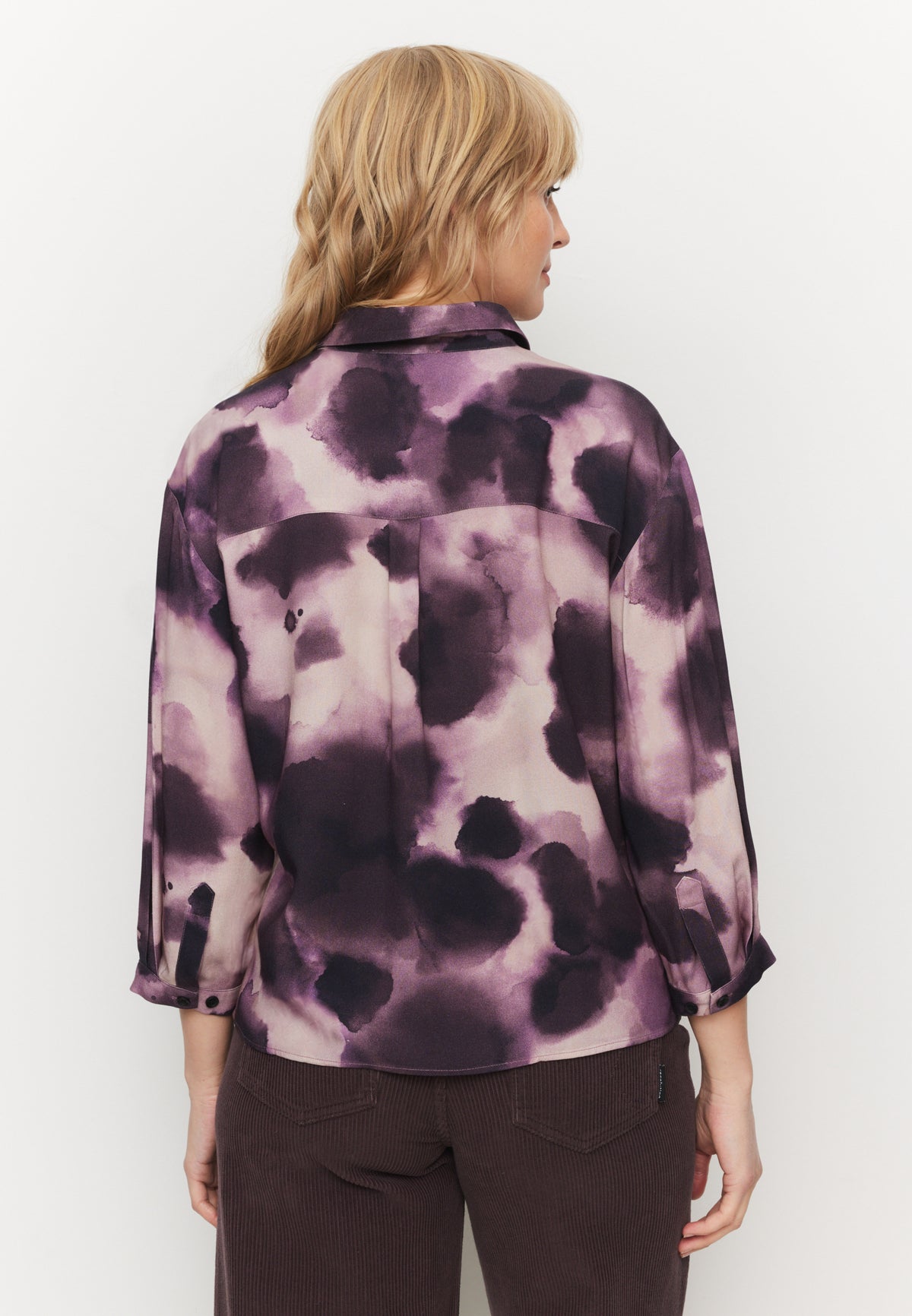 Bluse CYPRESS WATERDROP dark grape | recolution