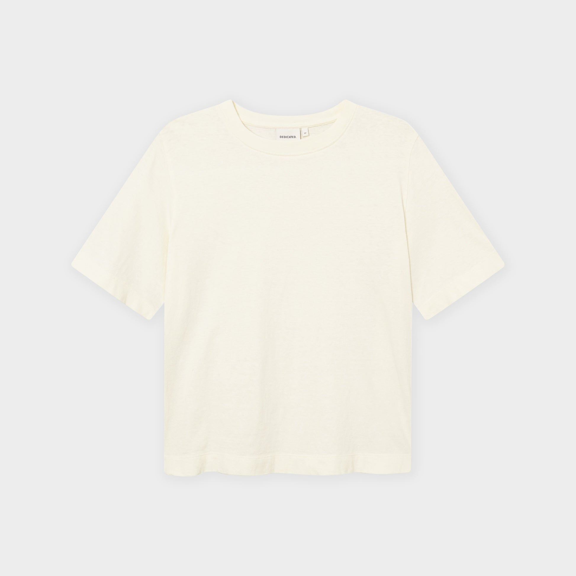 T-shirt Vadstena Hemp Off-White | DEDICATED