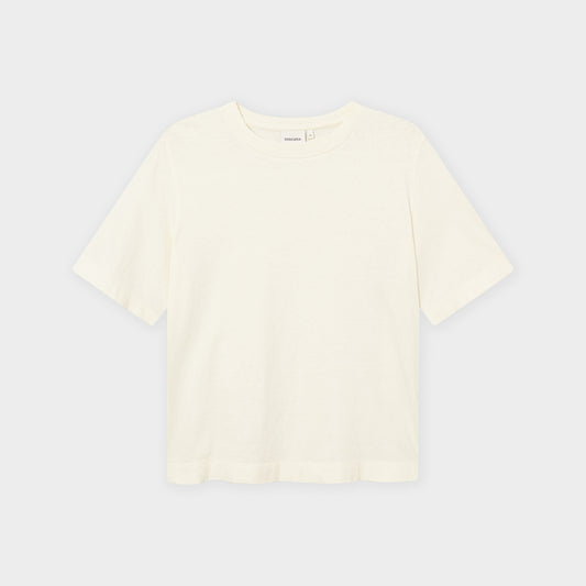 T-shirt Vadstena Hemp Off-White | DEDICATED