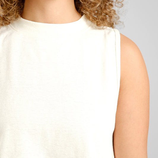 Top Namsos Hemp Off-White | DEDICATED