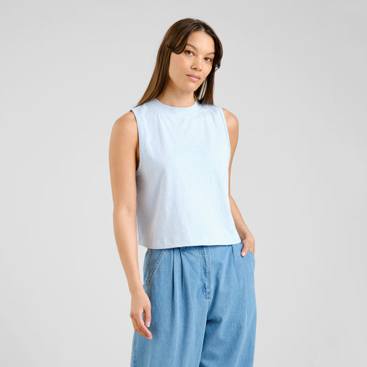 Top Namsos Hemp Skyway Blue | DEDICATED