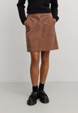 Skirt WISTERIA cognac brown | recolution