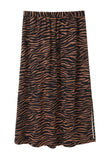 Skirt HOLLY ZEBRA cognac brown | recolution