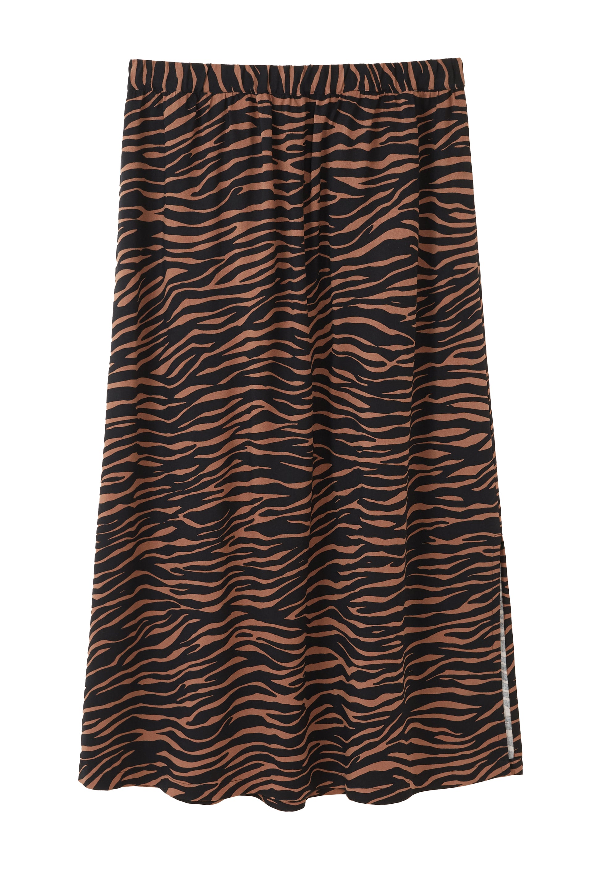 Skirt HOLLY ZEBRA cognac brown | recolution