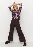 Hose ERICA CORDUROY dark grape | recolution