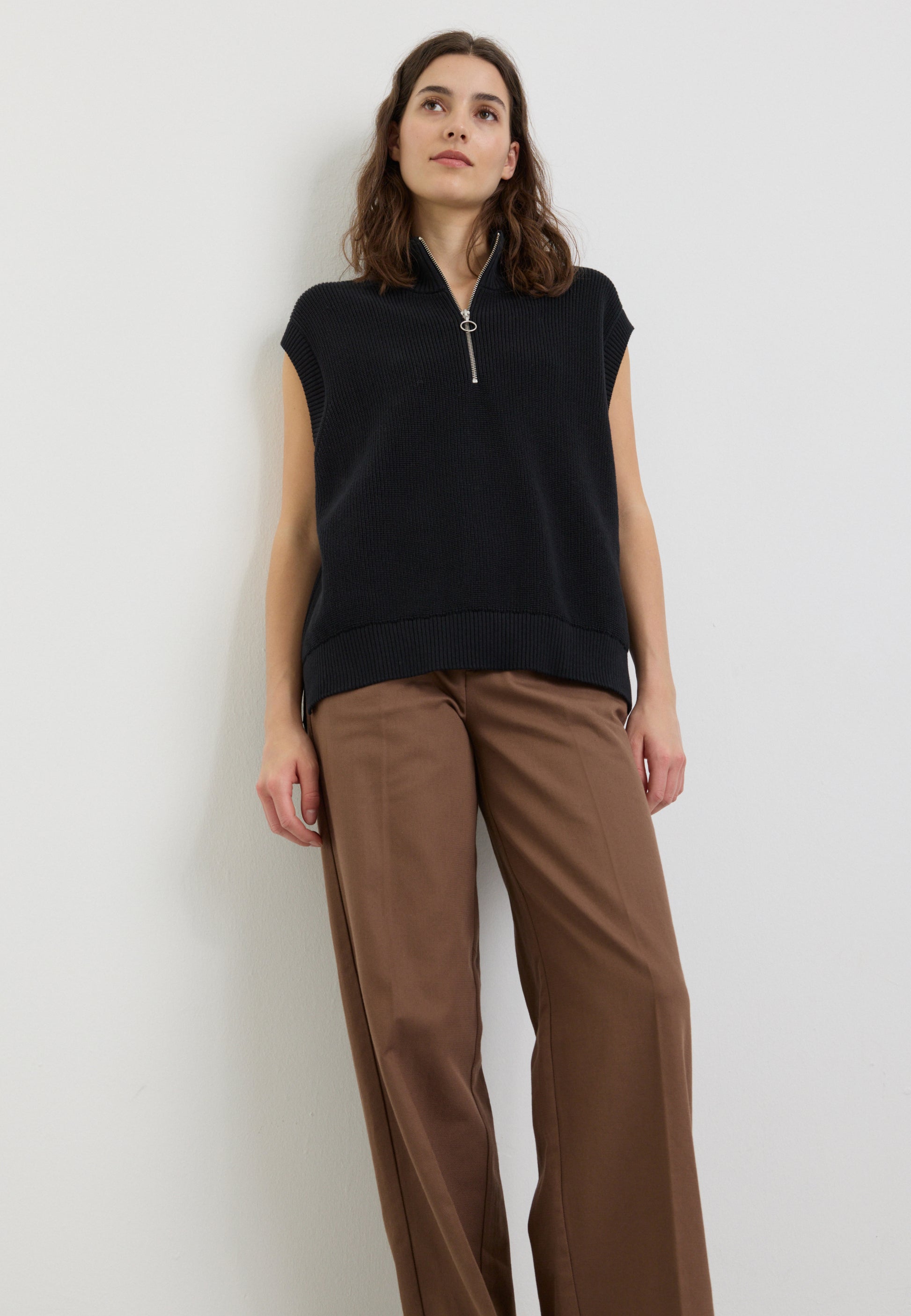 Pants LIGULARIA coffe brown | recolution