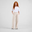 Pants Vickleby Corduroy Oat White | DEDICATED